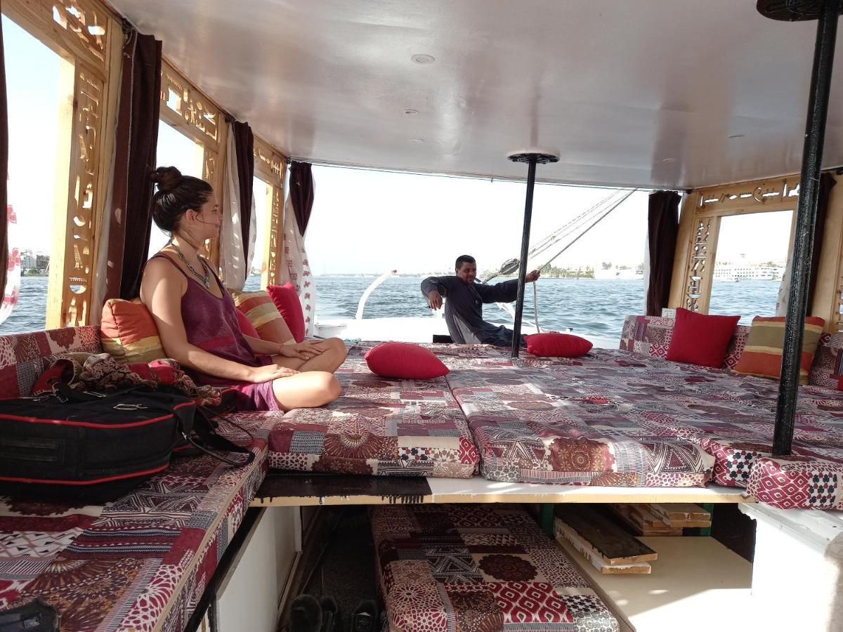 Nile Sunrise Felucca Boat Private Rental Луксор Экстерьер фото