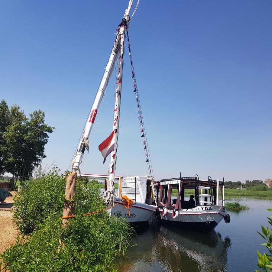 Nile Sunrise Felucca Boat Private Rental Луксор Экстерьер фото