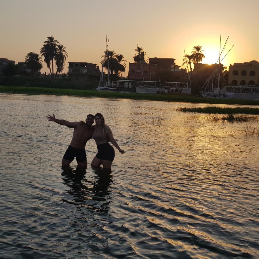 Nile Sunrise Felucca Boat Private Rental Луксор Экстерьер фото