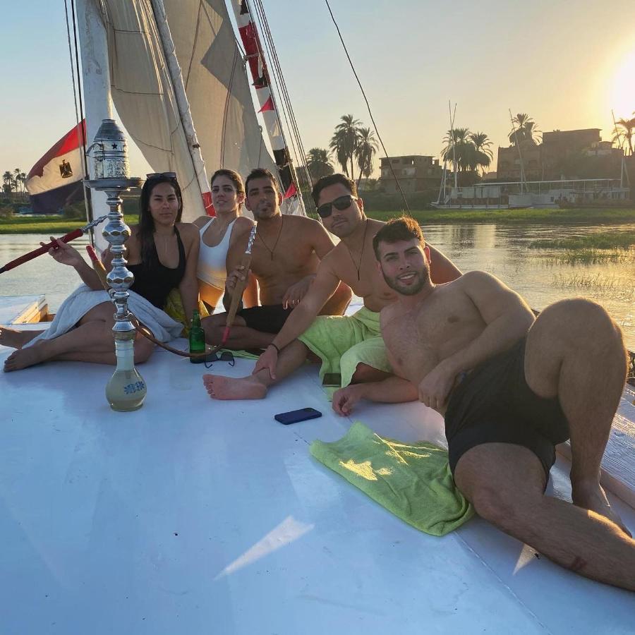 Nile Sunrise Felucca Boat Private Rental Луксор Экстерьер фото