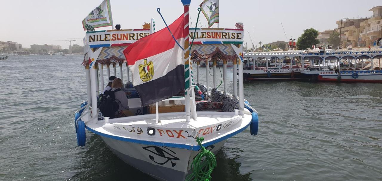 Nile Sunrise Felucca Boat Private Rental Луксор Экстерьер фото